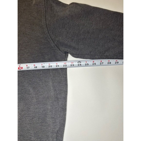 Peter Millar Quarter Zip Golf Pullover Chickasaw Gray Size Large READ - Picture 8 of 12